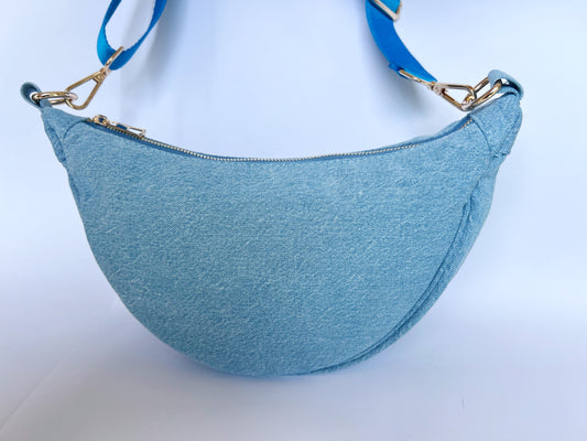 Wagna Denim Luna Bag Saks Askılı Çanta