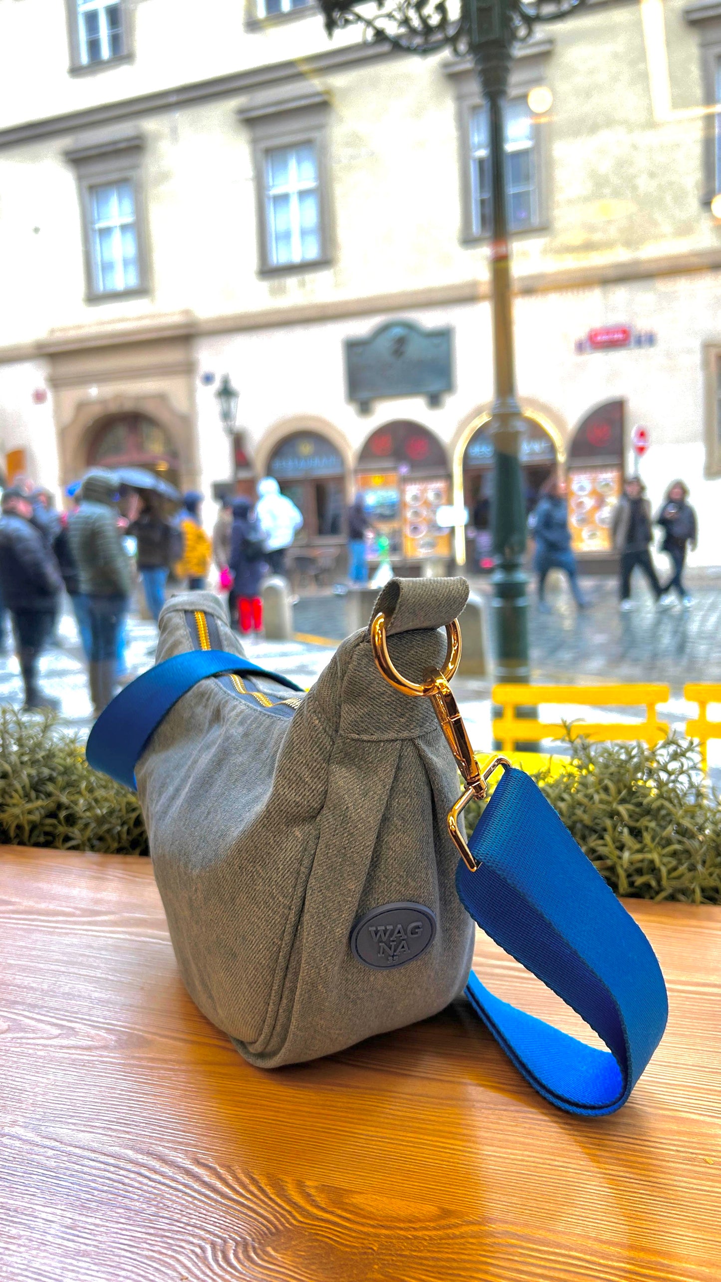 Wagna Denim Luna Bag Saks Askılı Çanta