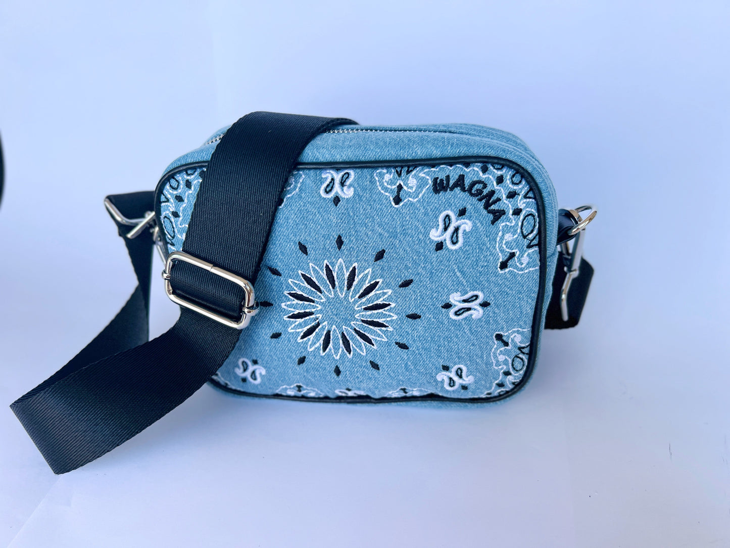 Wagna Denim Mini Bandana Bag