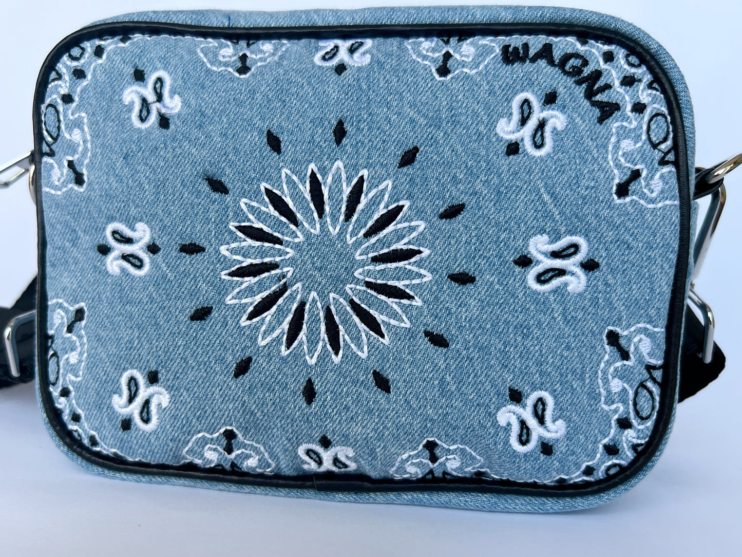 Wagna Denim Mini Bandana Bag