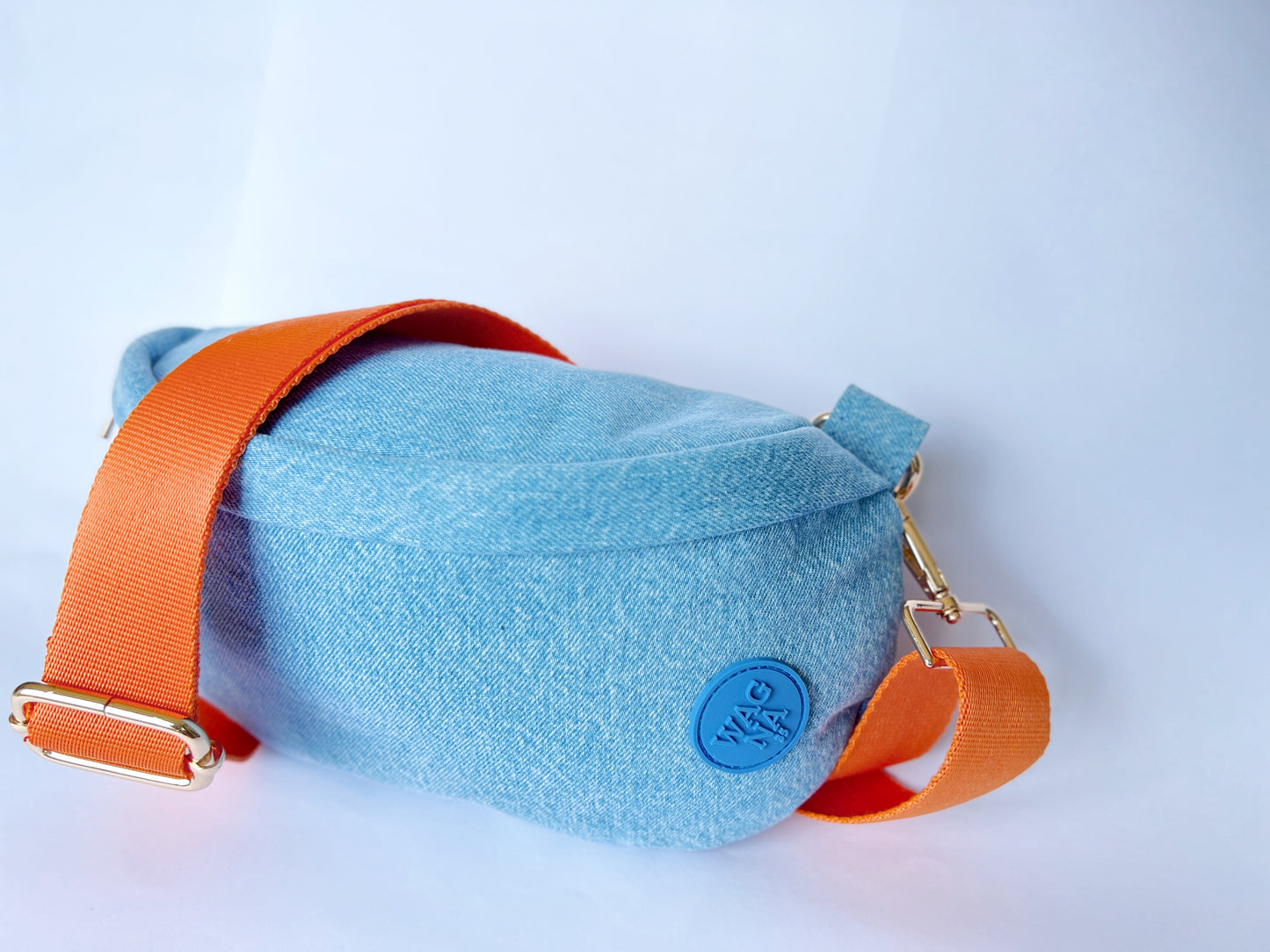 Wagna Denim Berry Bag Turuncu Askılı Çanta